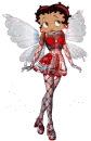 Betty Boop red and white