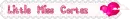Little Miss Cortez - Heart Banner