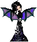 goth w/ pixie wings