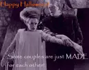 Bride and Frankenstein