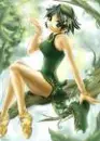 Green girl