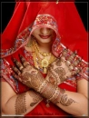 hennaed lady