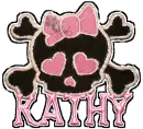 kathy pink skull