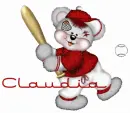 Claudia baseball bear