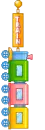 colourful train
