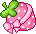strawberry with bow
