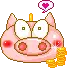 cute pink piggy