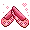 princess shoes with flowers
