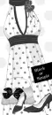 black and white girly stuff