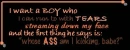 I Want A Boy
