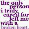 The Only Person I Truly Cared About