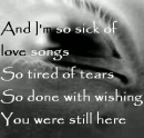And I'm So Sick Of