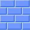 blue wall tile