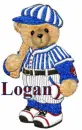 Logan baseball bear