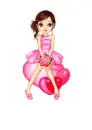 valentine doll