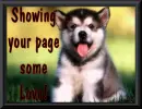 showing your page love