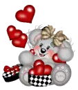 Creddy w/box of hearts
