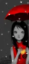 red umbrell