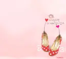 pink shoes