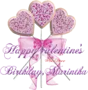 happy valentine's birthday marintha
