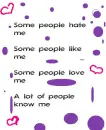 girl saying