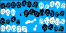 blue contact table