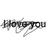 Scribbled I LOVE YOU