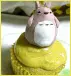 Totoro on the cupcake