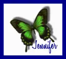 Jennifer framed with butterfly