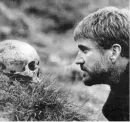 Hamlet and the jester's skull.