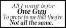 one guy