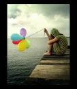girl with ballons