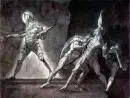 Hamlet and the gost.