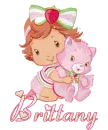 brittany, baby strawberry shortcake, kitty