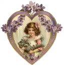 Girl in heart Valentine
