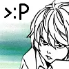 >:P