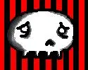 Skull- Red Stripes