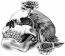 Flower skull