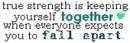 true strength...