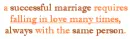 a successful marriage requires...