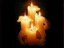 glowing candles 
