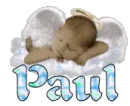 Angel with Moving Wings and Name