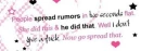 rumors
