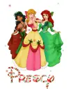 Holiday Princesses with Name