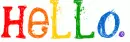 rainbow hello
