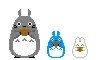 3 totoro dancing