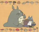 totoro love mushrooms