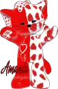 kitty with hearts