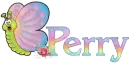 Perry, pastel caterpillar
