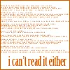 I can't read it either